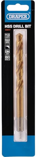 Draper 38847 Titanium HSS Drill Bit, 11.0mm Ø