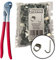 j-clip tool and j-clips x 400, wire mesh clips, cage clips, aviary clips Forrest J-Clips Made in the UK