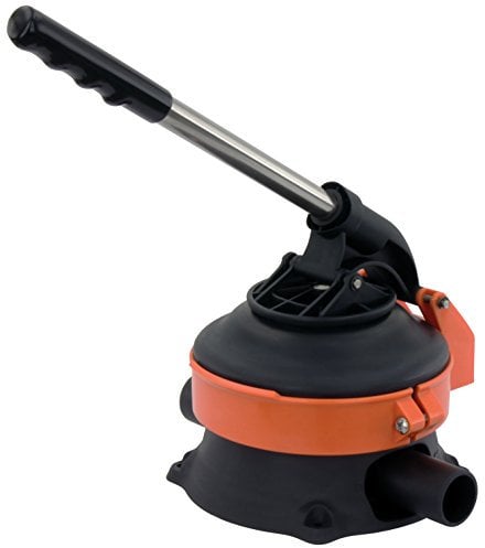 BLUREA Wasserpumpe Handpumpe mit Stahlhebel, 50 Liter/min, max. Förderhöhe 4m, mit Befestigungslöchern, Wasser abpumpen, Regenwasser, Keller, Regentonne