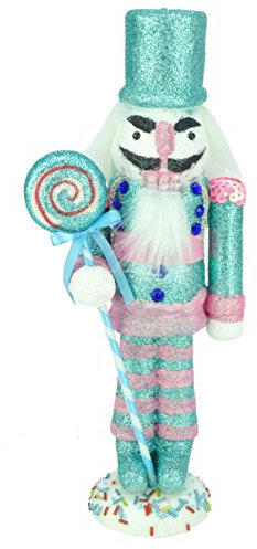 Christmas Concepts® 30cm (12 ) Glitzer Schaum Weihnachten Nussknacker Soldat Dekoration Weihnachtsdekoration (Türkis)