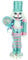 Christmas Concepts® 30cm (12 ) Glitzer Schaum Weihnachten Nussknacker Soldat Dekoration Weihnachtsdekoration (Türkis)