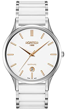 ROAMER HerrenArmbanduhr Analog Quarz Edelstahl 657833 40 25 60