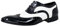 Smokies Uomini Scarpa da Sposa George Sintetico Scarpa Elegante Classica in Vernice (41 EU, Nero/Bianco)