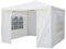 Oypla 3m x 3m White Waterproof Garden Gazebo Marquee Awning Tent