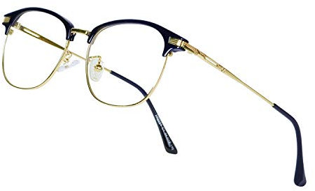 JoXiGo Computerbrille Blaulichtfilter Damen Herren Ohne Stärke mit Brillenetuis UV Schutzbrille gegen Kopfschmerzen Augenmüdigkeit Gamingbrille für PC TV Tablet