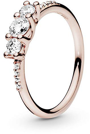 PANDORA Damen-Ringe 925 Sterlingsilber zirkonia '- Ringgröße 50 186242CZ-50