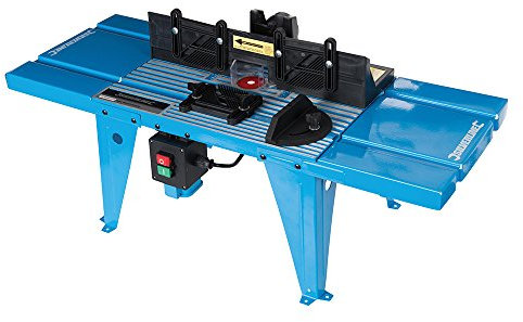 Loops Free Standing Bench Mounted Router Table & Protractor Kit | 6” or Less Routers | Precision Featherboard Jig | DIY Shaping Planing Grooving Milling Jointing & More
