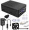 GeeekPi Raspberry Pi 4 Boîtier avec Ventilateur,5V 3A USB-C Alimentation,4X Radiateur,1.2M Micro-HDMI Câble,HDMI-Micro HDMI Adaptateur,USB Lecteur pour Raspberry Pi 4 modèle B (RPi Borad Non Incluse)