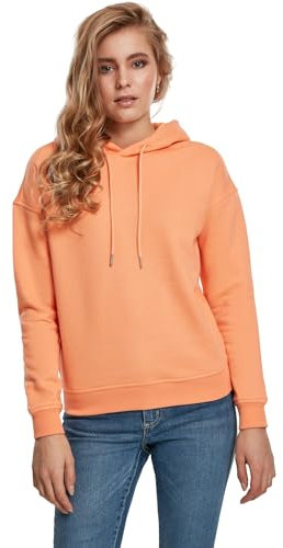 Urban Classics Damen Kapuzenpullover Ladies Hoody Hooded Sweatshirt, Papaya, XL