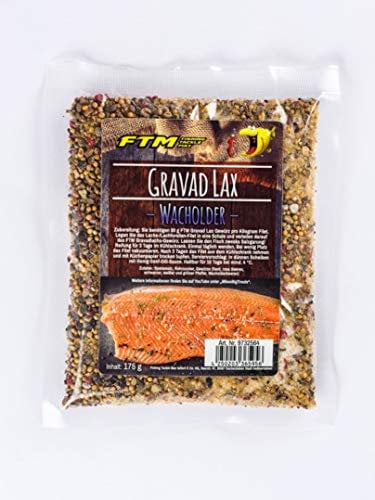FTM Gravadlachs Beize Beizen Gewürzmischung Wacholder von Michael Kahlstadt (Mikesbigtrouts) Forelle Lachsforelle Lachs räuchern Inh. 175g 9732563
