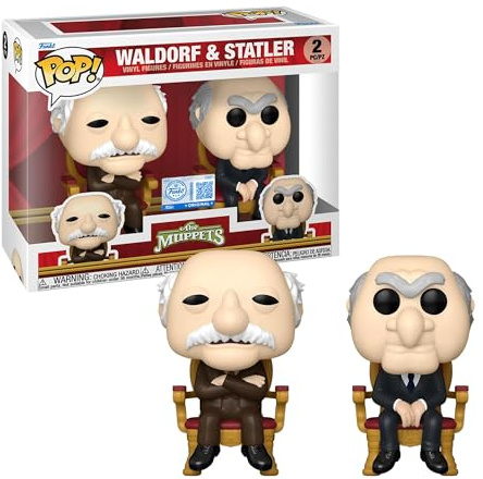 Funko POP! TV: The Muppets - Waldorf and Statler 2 Pack | Offizieller Fanartikel und Merch - Vinyl Sammelfigur als Regal Deko - Geschenkidee zum Geburtstag für Fans und Sammler