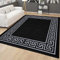 B&B Carpet Runners for Hallways Non-Slip Long & Wide Heavy-Duty Plain | 80 x 300 cm Super Absorbent Indoor Stair Carpet and Kitchen Anti-slip Floor Mats - Greeky Rug - Black & Grey