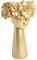MagiDeal Statue Blumenvase Gesicht Töpfe Frauen geformt für Geburtstagsgeschenke Desktop Dekoration, Golden
