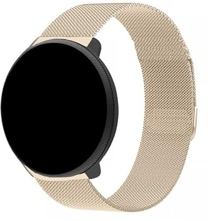 Strap-it Milanese Armband - kompatibel mit - Polar Ignite 2 - Armband - Champagner - fur Polar Ignite 1 - Polar Ignite 3 - Polar Unite - Polar Pacer