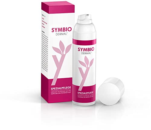 Symbio Dermal - feuchtigkeitsspendende Spezialpflege für empfindliche, trockene und zu Neurodermitis neigende Haut - Emulsion mit mikrobiotischem Wirkkomplex - 75 ml Spender