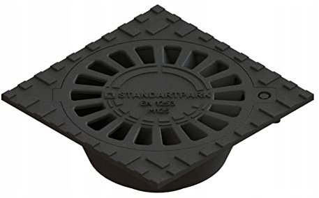 Desagüe de patio de 300 mm para coche, sifón fundido, desagüe de suelo para sótanos y lluvia, M125