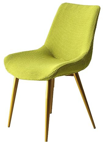 VELYTA Stuhlhussen,Schonbezug für Schalenstühle, Esszimmerstuhlbezüge, Dehnbare, abnehmbare Lounge-Eckstuhlbezüge ohne Armlehnen für Esszimmer, Küche, Schlafzimmer-Fruit Green||4pcs