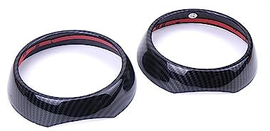 Interieur Zubehör Für Mini Für Cooper One S Für JCW F55 F56 F57 Auto Air Vent Ring Outlet Abdeckung Fall Carbon Faser Shell Gehäuse Aufkleber Dekor LuftauslassDekoration Streifen (Größe : Vent Outer