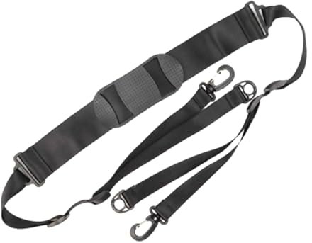 Roller-Schultergurt, Roller-Gurtgurt, Elektroroller-Tragegurt, verstellbarer Roller-Schultergurt für Kinderfahrräder, faltbarer Fahrradroller, Klappstuhl, Yogamatte, Laptop, Schwarz , Refer to