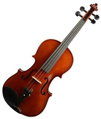 1-8/4-4/3-4/1-2/1-4 größe Violine Handarbeit Geige Ahorn Zurück Ebenholz Fitting Brücke Bogen Fall(Size:1-2)