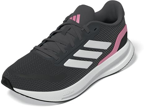 adidas Damen Runfalcon 5 Running Shoes, Grey six/FTWR White/Bliss pink, 43 1/3 EU