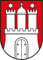 Aufkleber Autoaufkleber Car Sticker Hamburg Wappen Sticker Flagge Fahne ca. 7x10cm !NICHT Konturgeschnitten!