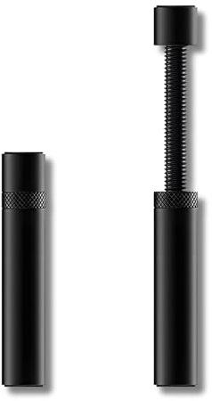 Issimober Grafikkarten Halterung, Einstellbare 74-120MM Grafikkarten Halter, GPU Halterung Aus Aluminium für Grafikkarte, Videokarte (Schwarz)