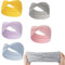 5 Stück Elastische Stirnbänd Damen und Mädchen,rutschfest Haarband für Yoga,Sport Hair Band,Haarwickel,Turban,Haarbänder für Kurzes Haar,Elastische Haarreif für Damen,Breites Stirnband in Farbe 5