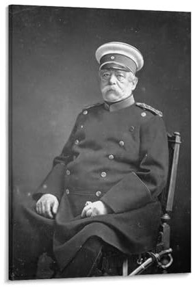 Poster ehemaliger Bundeskanzler Otto von Bismarck, 3 Kunstwerke, Bild, Poster, Wandkunst, Gemälde, Leinwanddekoration, Heimposter, 50 x 75 cm