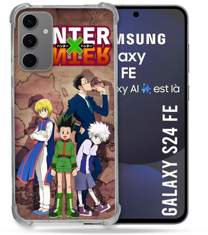 Cokitec Verstärkte Schutzhülle für Samsung Galaxy S24 FE Manga Hunter X Hunter Vintage