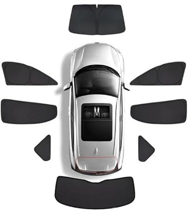 SANSHAOS Sonnenschutz Auto Fenster Sonnenblende für VW Caddy Maxi 5 (V) SB I 2020-2023 2024 2025, UV-Schutz Hitzereduktion Verdunkelung Vorhang Sichtschutz,8pcs Wholecar