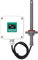 Sensore di velocità e direzione del vento Sensore di velocità del vento a condotto Trasmettitore anemometro resistente alle alte temperature Anemometro a condotto Anemometro 4-20 mA Per serre, prote