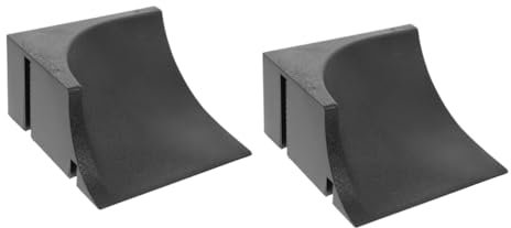 GETAJGHSD 2pezzi Skateboard Ramp Kit Accessori Per Finger Skate Park Per e Divertimento Resistente Facile Usare