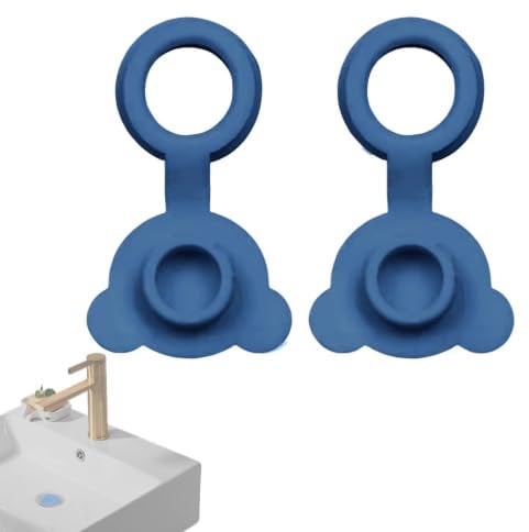 Silikon-Abflussstöpsel – 2 x Bären-Wannenstöpsel, auslaufsicherer Badewannenstöpsel, einfach zu montierende, weiche Universalstöpsel, niedliches Kinderdesign – langlebiger Wassersparer für Dusche, Kle
