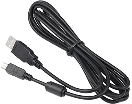 PURPLELILY Cable de datos USB de 12 pines para cámaras digitales Olympus E330 E-410 E-510 E520 SZ-10-30 -20 CB-USB5 U410