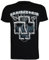 Rammstein Herren T-Shirt In Ketten, Offizielles Band Merchandise Fan Shirt schwarz mit mehrfarbigem Front Print (M)