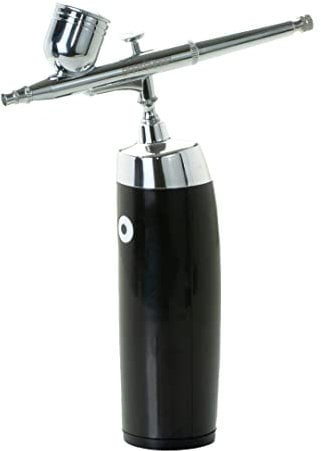 Mini Airbrush Compressor Spray Gun Kit with Mains or USB Charging. Dual Action BARTSHARP Airbrush 130 with 0.3mm Needle/Nozzle Set - Art/Makeup/Temp Tattoo/Face Paint/Cake Decoration