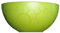 Giostyle Coppetta Frutta in Plastica 100% Riciclabile, Verde