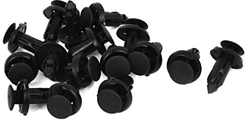 sourcing map Geschenkband/Push-Typ-Befestigungsclips, Kunststoff-Nieten 8 mm de