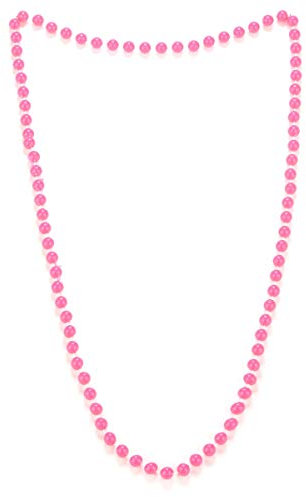 PARTYPRO Collier perles rose adulte - Rose - Taille unique