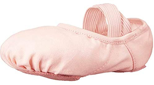 Capezio Hanami Canvas Ballet Shoe Flat, Light Pink