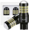 AGLINT W21W T20 LED Lampadine W21/5W 7440 7443 12V-24V 66SMD per Auto Luce Di Retromarcia DRL Luci di Marcia Diurna Parcheggio Posteriori Luci Posizione Fanale Di Arresto Di Coda Bianco 2Pcs