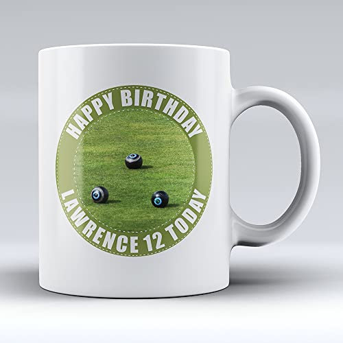 Dalton Designs UK Lawn Bowls - Personalised 10oz Ceramic Mug