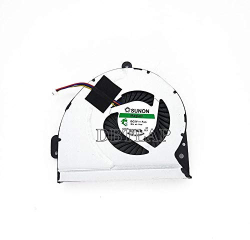 DBTLAP Ventilador de la CPU del Ordenador portátil para ASUS KSB06105HB K53Sv X53E K53E A53E K53S K53SC K53SJ X53S X53E K53E A53E A54C A54H A54LY X54C X54H K54C K54H K54LY CPU enfriamiento Ventilador
