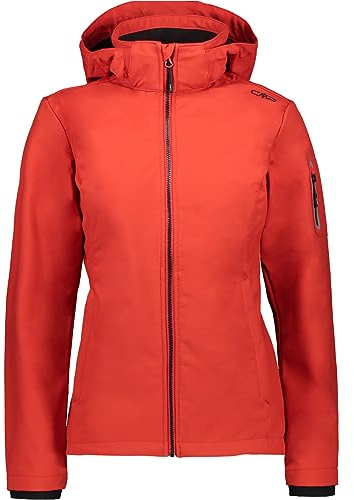CMP - Woman Jacket Zip Hood, Ferrari-Black, M