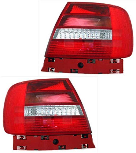 Heckleuchten Rückleuchten Rücklicht Set rechts & links Satz für Modell A4 (8D2/8D5) Baujahr: 02/1999-12/2001 Kunststoff ohne Lampenträger