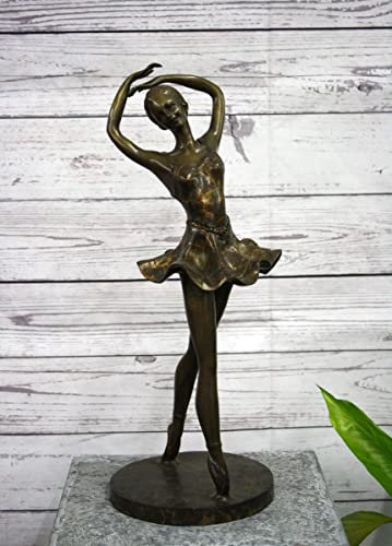 H. Packmor GmbH Bronzefigur Junge Ballerina