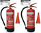 Brandengel® Feuerlöscher 2X 6kg ABC Pulver Brandklasse ABC EN3 Manometer, Messingarmatur + Sicherheitsventil mit Kunststoffstandfuß mit Wandhalter (Mit Prüfnachweis u. Jahresmarke) Haushalt Büro