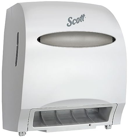 Scott Essential 48858 Papierhandtuchspender, elektronisch, schnell wechselbar, Weiß