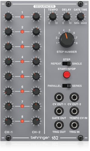 Behringer 182 SEQUENCER Legendäres analoges Sequenzer-Modul für Eurorack